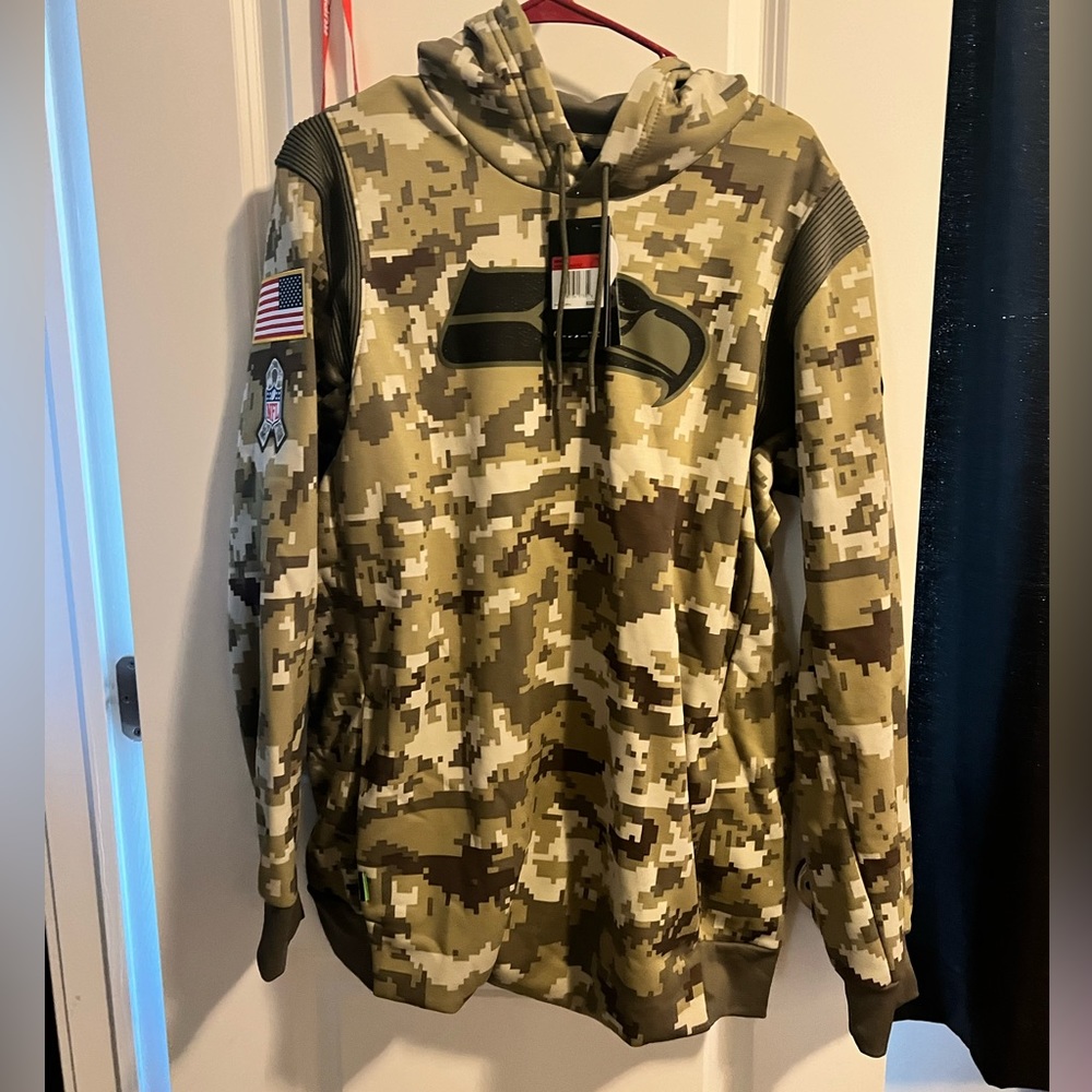 Seahawks NFL salute to service men’s large